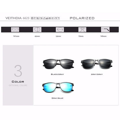 Retro Polarized Sunglasses for Men