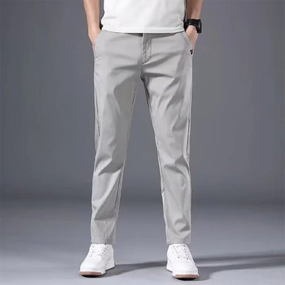 Stretch Chino Trousers: Slim Fit Fashion for Men