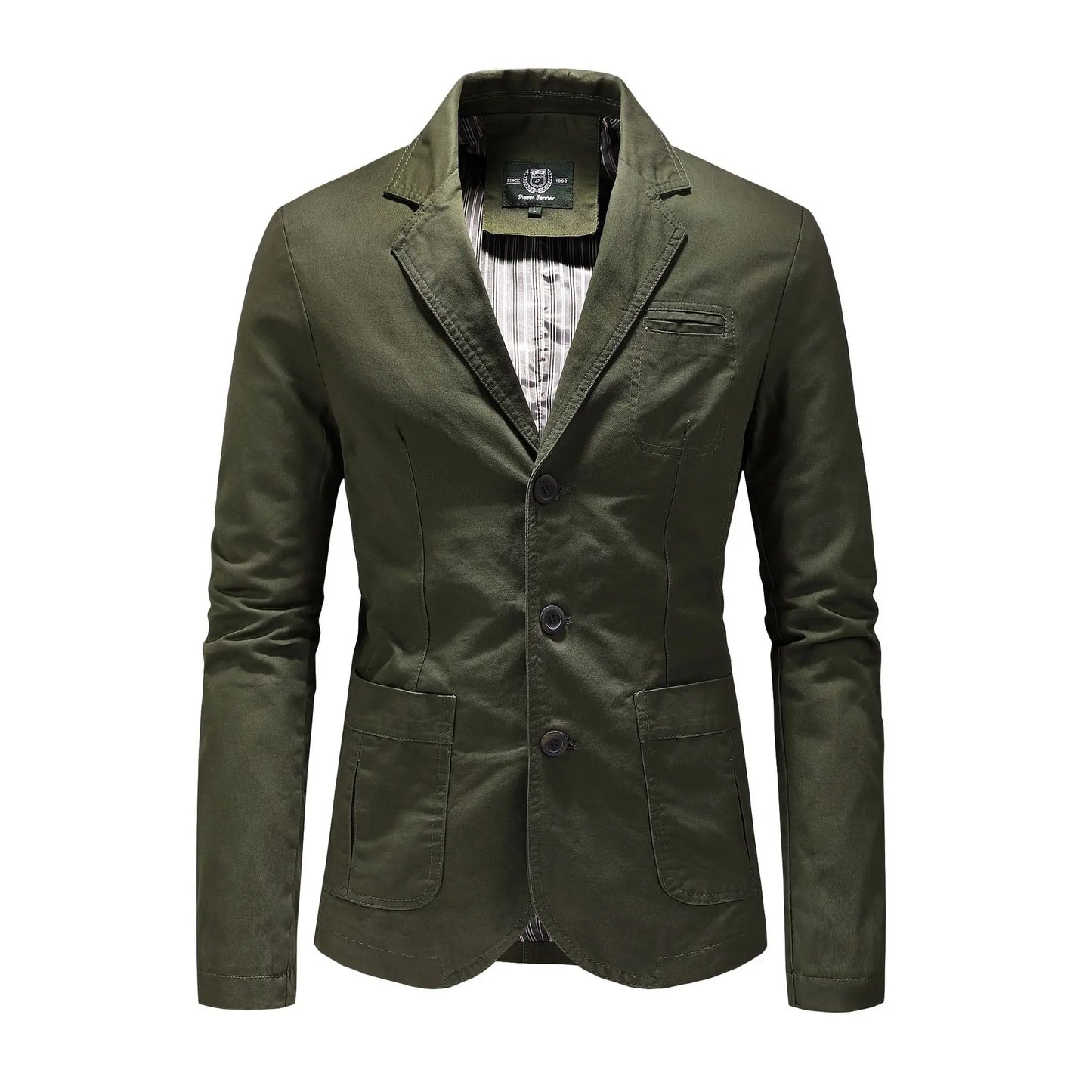 New Men's Cotton Casual Blazers