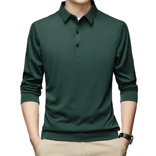 Trendy Work T-shirt: Long Sleeve Casual Shirt